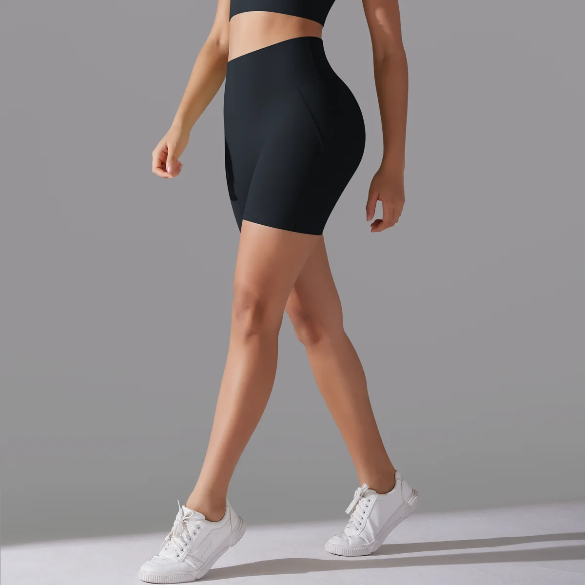 Hamidou pantalones cortos de Yoga para entrenamiento, Shorts informales para correr, ciclismo, gimnasio - details 29