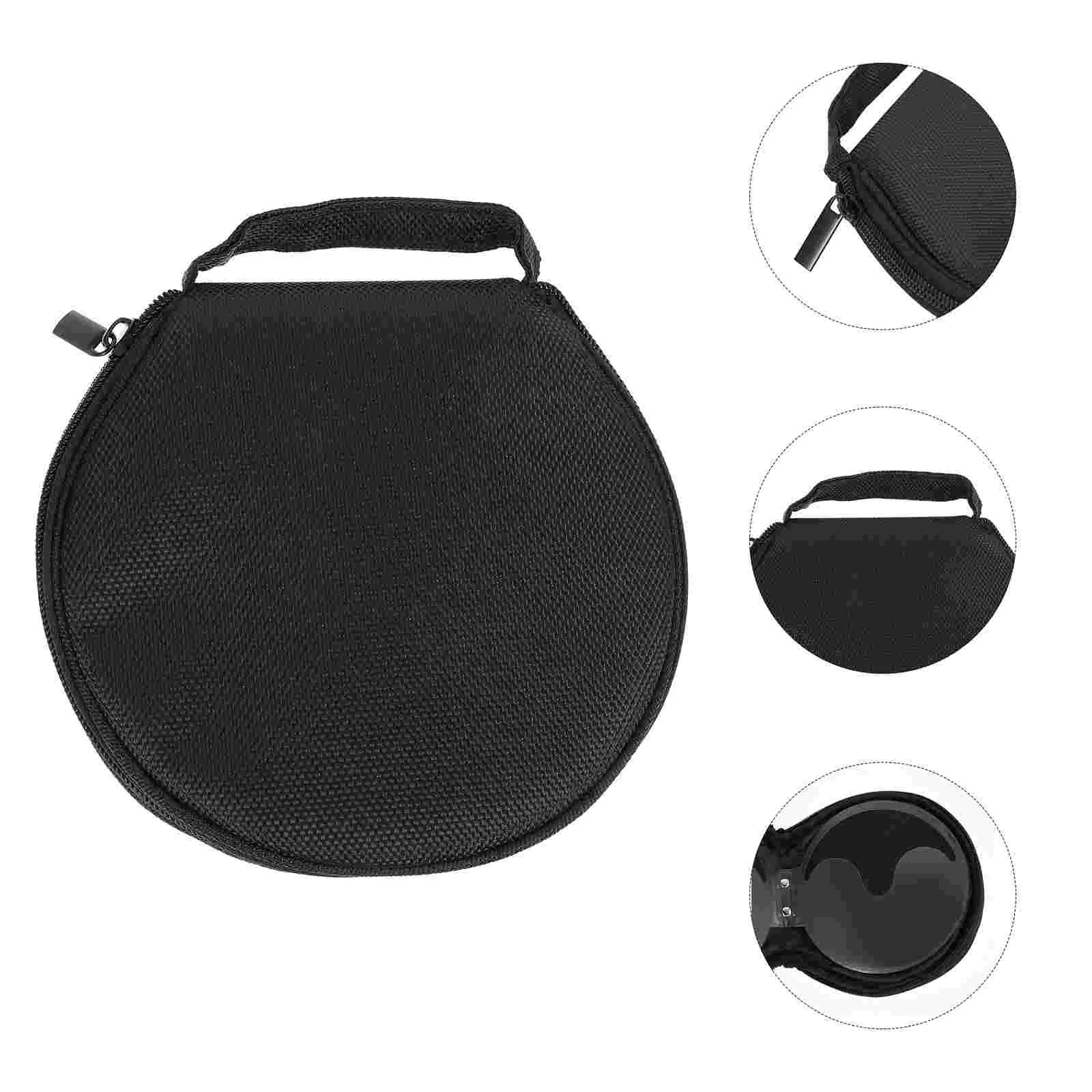 Tas CD Organizer penyimpanan bulat, dompet DVD kantong mobil kapasitas tinggi, casing cakram kain Oxford