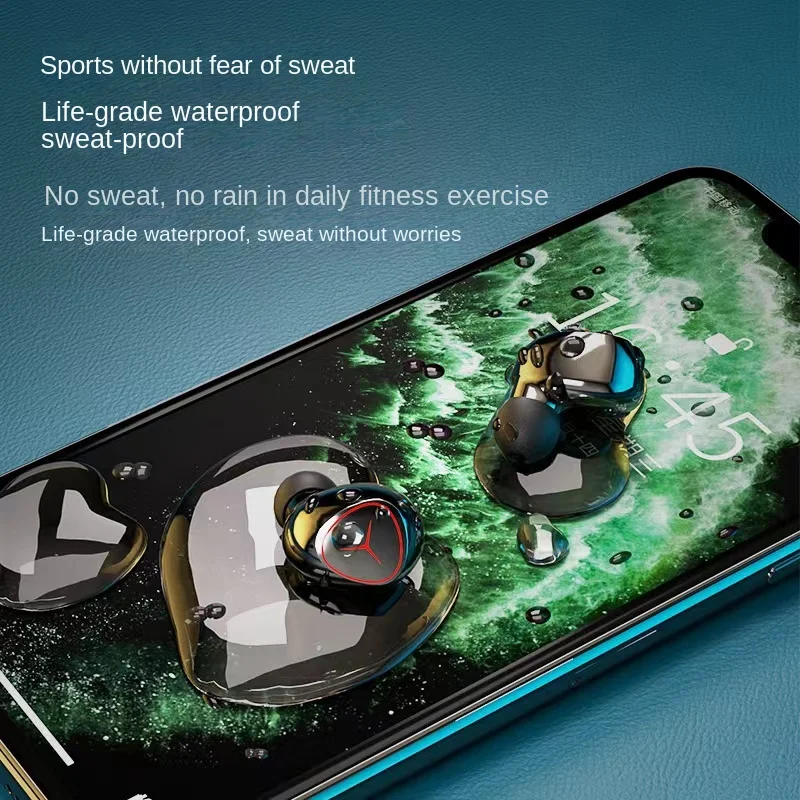 M66pro tws Bluetooth 5.3 Earphone Wireless bluetooth headset Touch Control Gaming Headsets Stereo Sound Noise Reduction With Mic