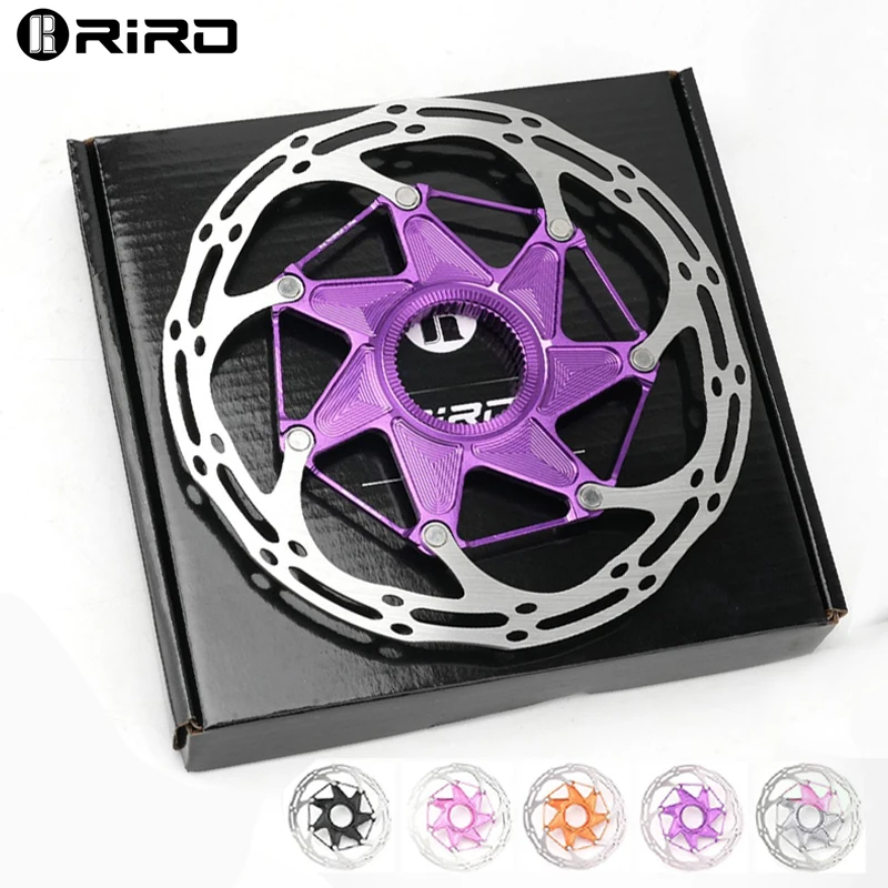 

Ротор RIRO 160 мм с центральным замком для велосипеда, 140 мм, ротор дискового тормоза для шоссейного велосипеда MTB, сверхлегкий плавающий ротор с рассеиванием тепла, велосипедная часть