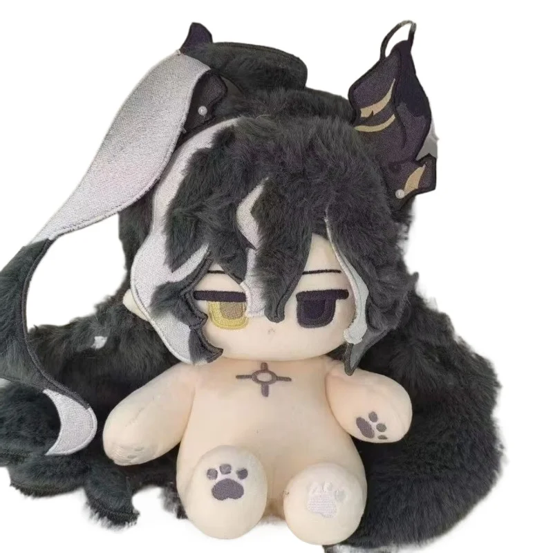 

20cm Game Arknights Wang DIY Plushies Toy Anime Kawaii Cosplay Soft Cotton Doll Body with Skeleton Cartoon Fans Collection Gift