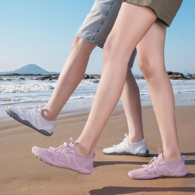 Comfortable Couple Water Shoes Quick Dry Breathable Anti Slip Wear Resistant Durable Grip for Men Women River Swimming Beach image 5