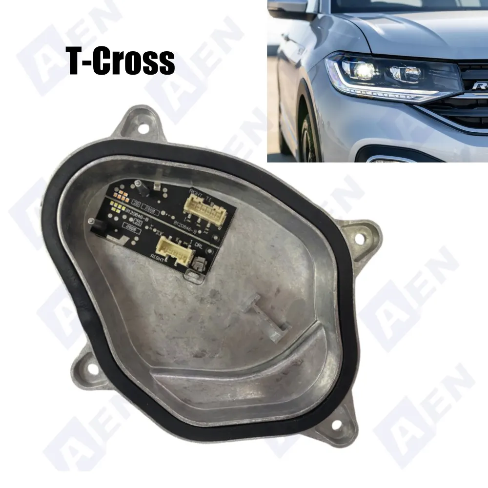 

Новые дневные ходовые огни B120846-B для VW T-CROSS Tcross 2020-2022 гг., светодиодные фары, модуль указателя поворота 2GM.998.479 2GM.998.478