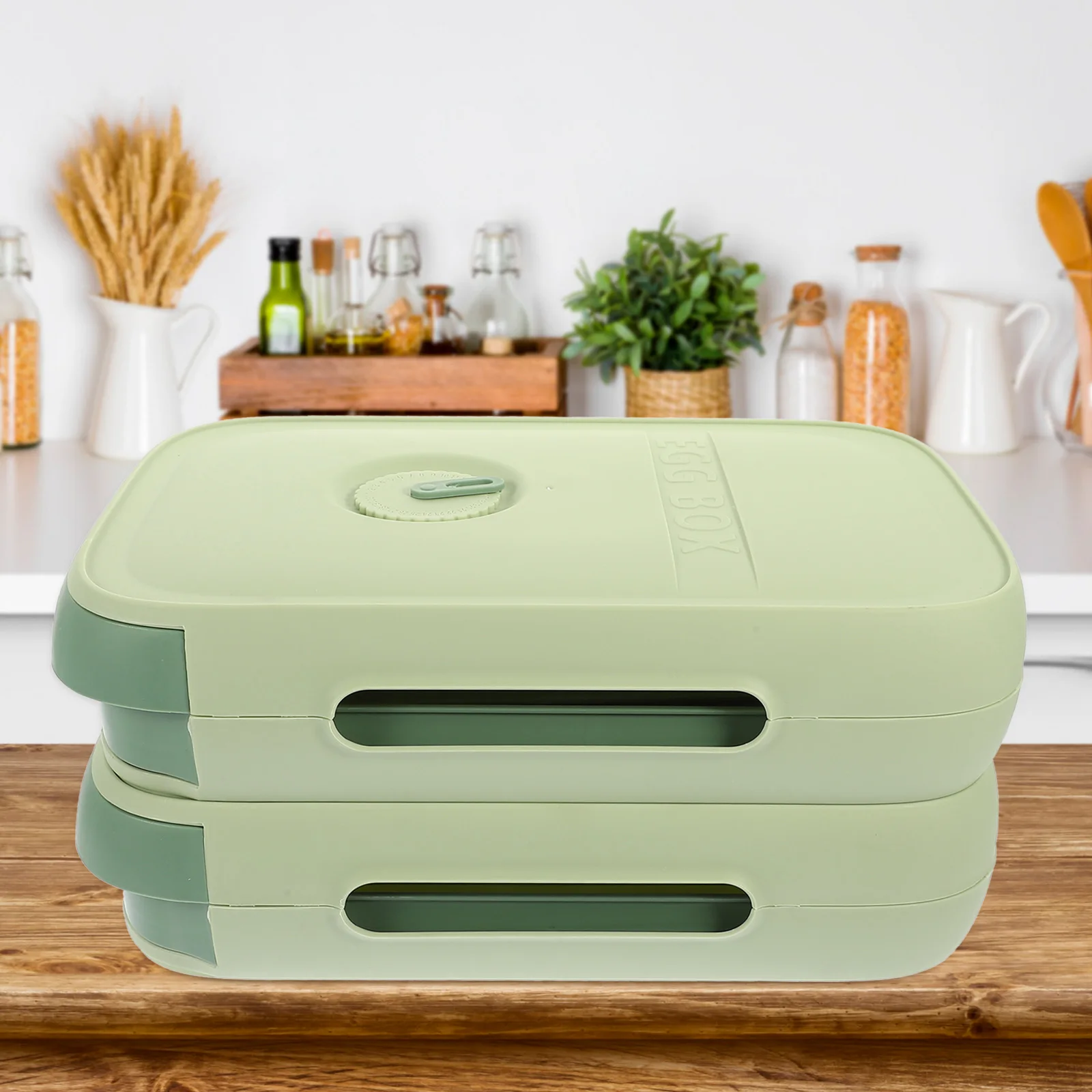 

Egg Storage Box Container Freezer Trays Refrigerator Holder Large Capacity Durable PP Flexible Stacking Kitchen Restaurant Save