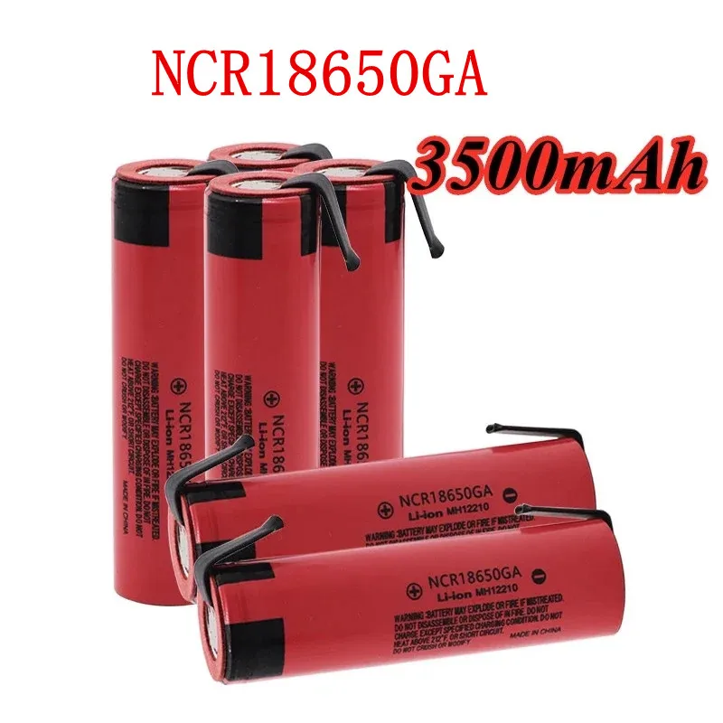 

For Original NCR 18650GA 30A discharge 3.7V 3500mAh 18650 rechargeable battery toy flashlight lithium battery+ DIY Nickel