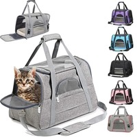Pet Carriers Backpack Portable Breathable Foldable Shoulder Bag Cat Dog Carrier Bags Outgoing Travel Pets Handbag Transport Bag.