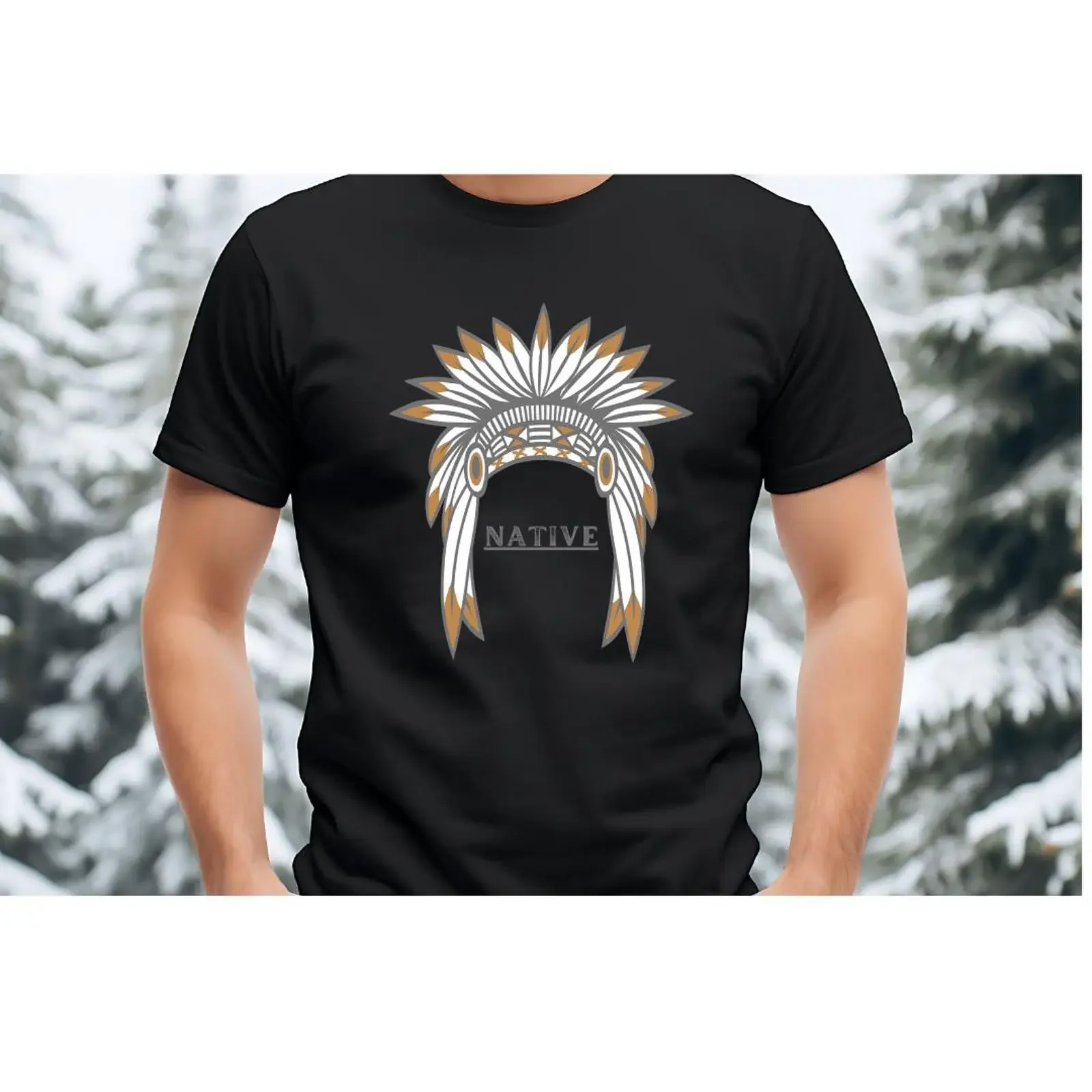 Native Head Dress vintage Washed fashion streetwear Unisex Breathable Comfortable homme Versatile Casual Stylish Stretched