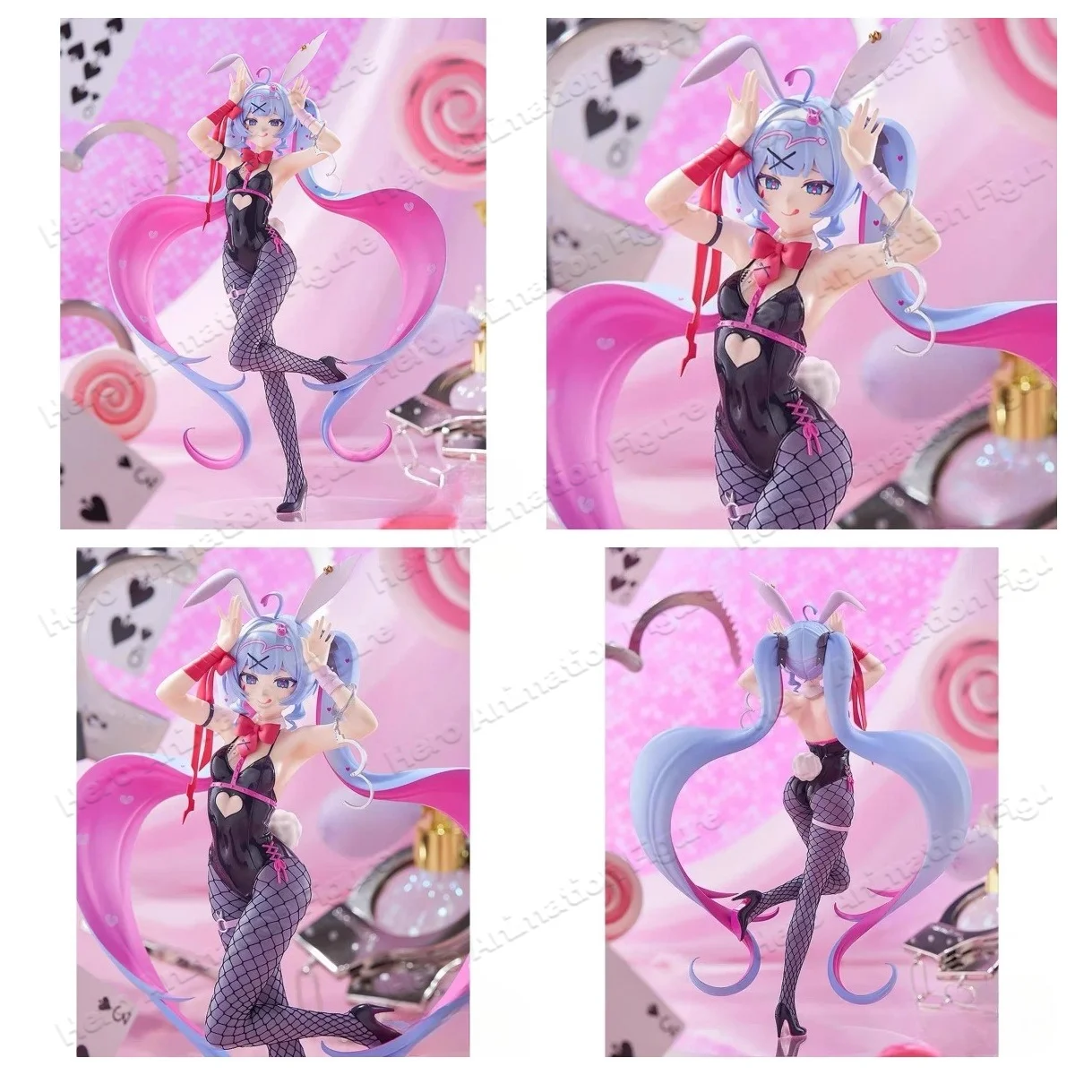 【EN STOCK】Original GSC POP UP PARADE Hatsune Miku Rabbit Hole Ver. Figura de acción de anime tamaño L, modelo coleccionable, juguete de regalo