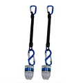 2Pcs blue with rope