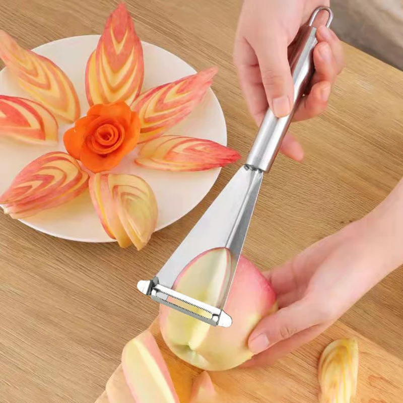 Household Apple Peeling Knife Cutting and Carving Mold Kitchen and Restaurant Fantastic Plate Vegetable and Fruit Splitter-1pcs