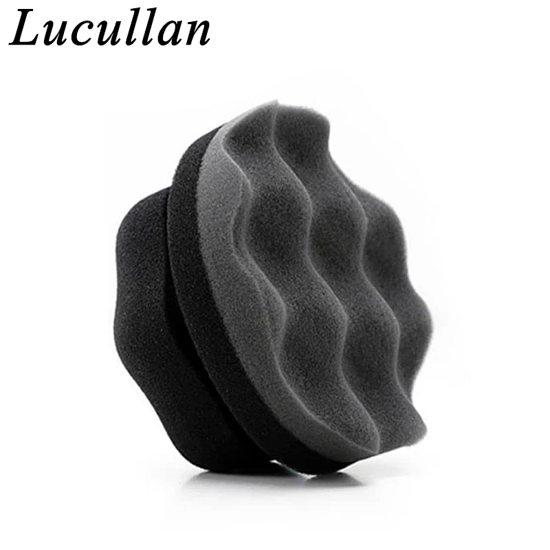 

Lucullan Make Detailing Easier Wave Type Tire Dressing Tools Hex Grip Applicator Handheld Tire Waxing Sponge