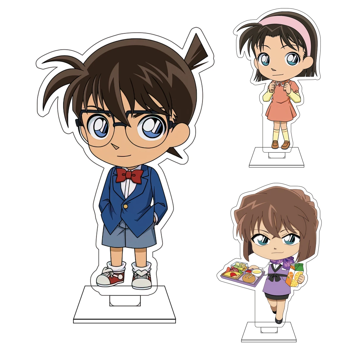 

10CM Anime Cosplay Cute Acrylic Figure Stand Plate Akai Shūichi Anita Hailey Rachel Moore Kudou Shinichi Ornaments Gifts