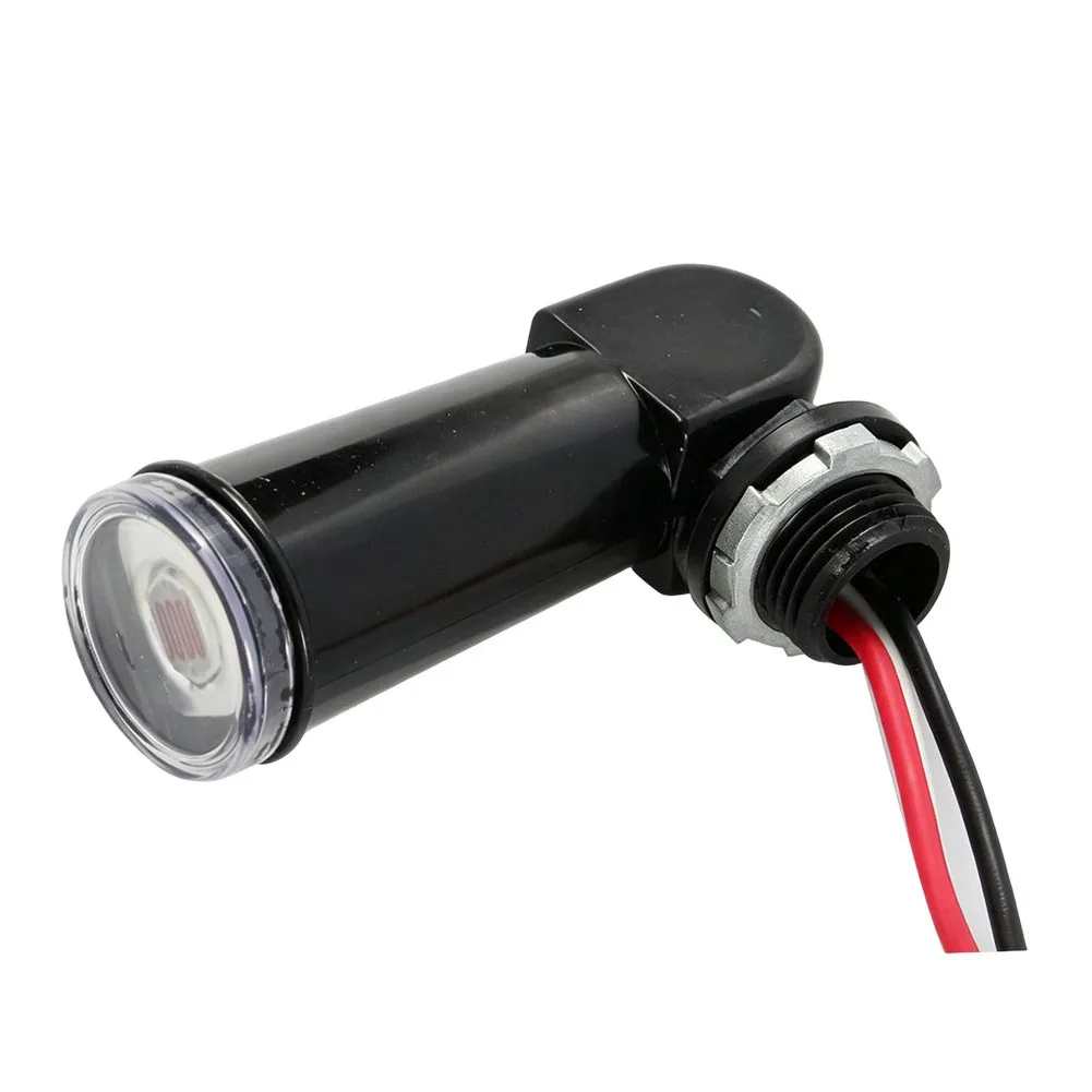 Auto Photovoltaic Light Controller With 200 Degree Adjustable Base And Smart Delay Function For Parking Lot Landscape Lights