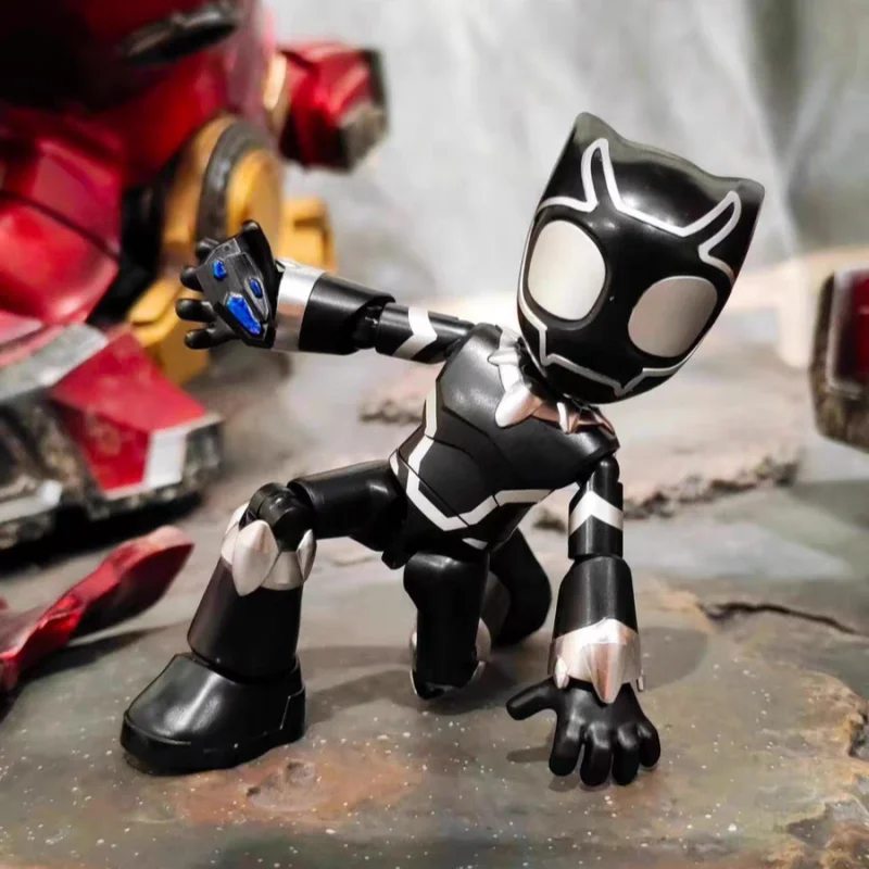 Modèle de jouets assemblés Blokees, version magique, Spider Man, Gwen Miles, Black Panther, Doctor Octopus, MEDk Iron Man, cadeau de jouets, nouveau