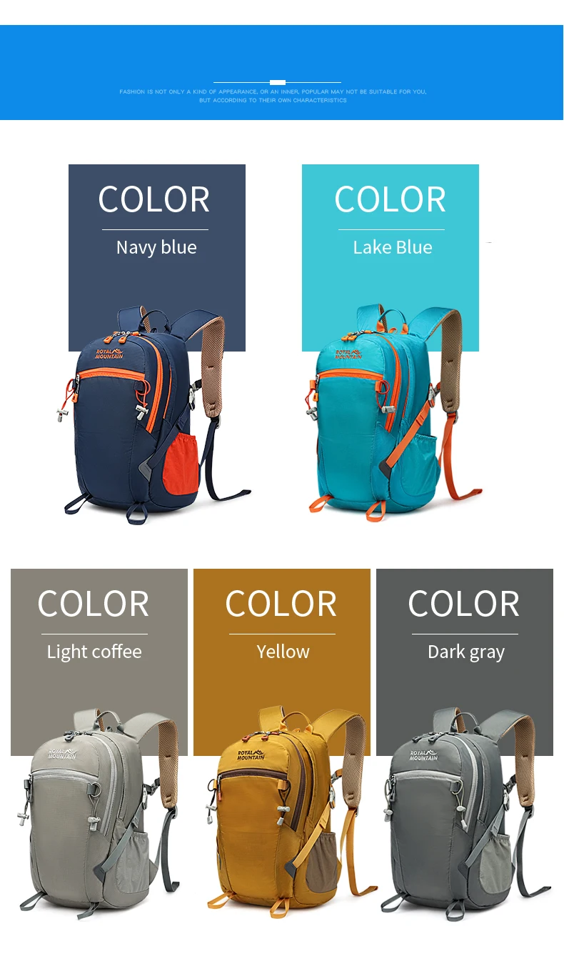 20L & 30L Auswahl Leichtgewichtiger Freizeitrucksack Unisex-Design mit Regenschutz Wasserabweisendes Gewebe Laptopfach – Detail 13