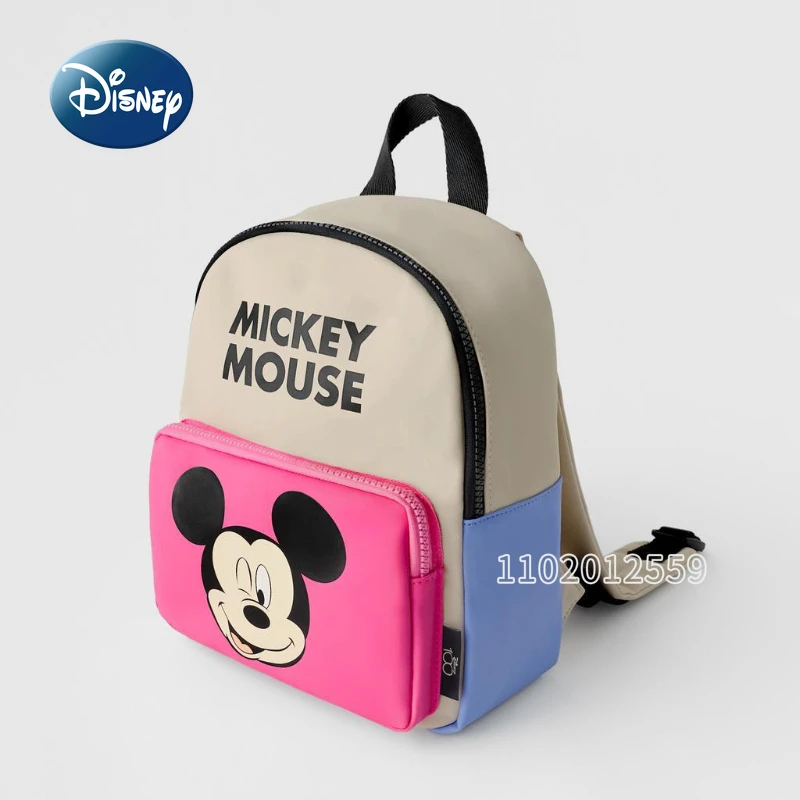 Cartable de dessin animé mignon pour enfants, mini sac à dos pour garçons et filles, cartables à la mode, marque de luxe, original, nouveau, Disney