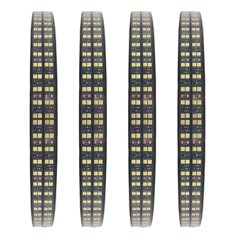 Kingshowstar Mounted Light Emitting Diode Wheel Light Pure White Wheel Light with RF Controller Brightest Double Row Four Row