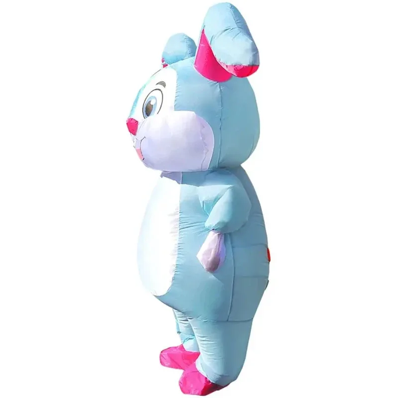 Adult ET Alien Rabbit Inflatable Cosplay Costume Fantasy Easter Bunny Stage Performance Festival Carnival Party Clothing
