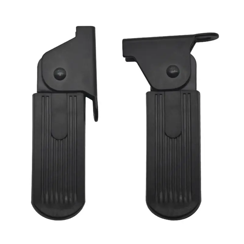 

NEW HOT In Stock-1Pair Electric Moped Front Pedal Scooter Front Foldable Pedal Leg Support Pad Thickened Steel Plate Ebike Acces