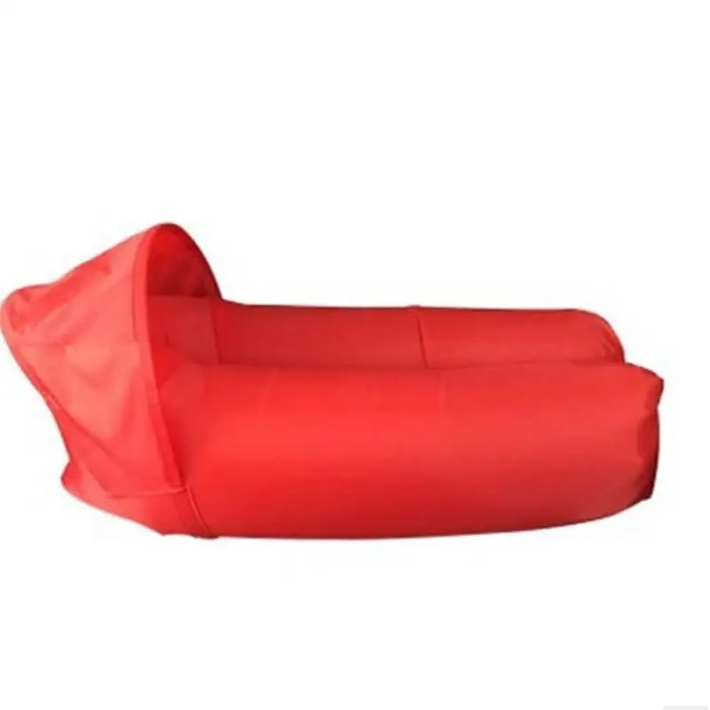 Inflatable sofa bed, portable folding sofa, outdoor camping garden sofa, sun protection and sun shading lying bed