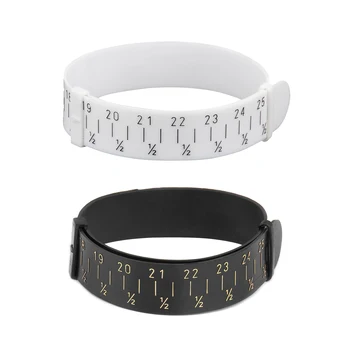 1 adet 27cm bilek Sizer ölçme aracı abd/İngiltere/ab/HK ayarlanabilir bobin boyutlandırma ölçü takı yapımı için bilezik ölçer ölçü aletleri