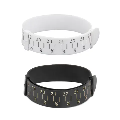 1pcs 27cm Wrist Sizer Measuring Tool US/UK/EU/HK Adjustable Coil Sizing Measure for Jewelry Making Bracelet Gauge Measure Tools