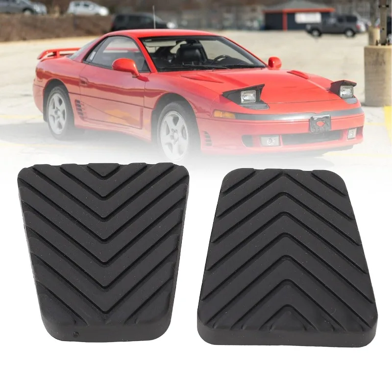 2pcs Car Clutch Brake Pedals Accelerator Pedal Rubber Pad Cover 32825-36000 For Kia Rio Sorento