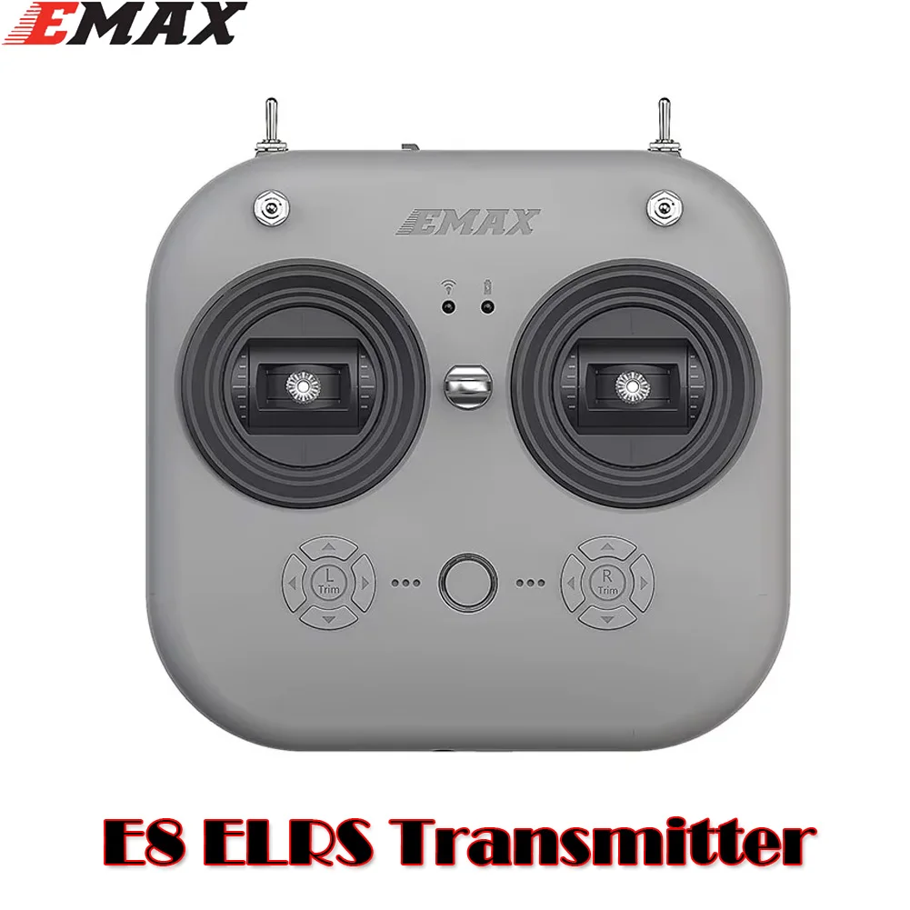 EMAX E8 ELRS Transmitter Remote Control 2.4G 8CH Dual-frequency For Tinyhawk III Plus Freestyle