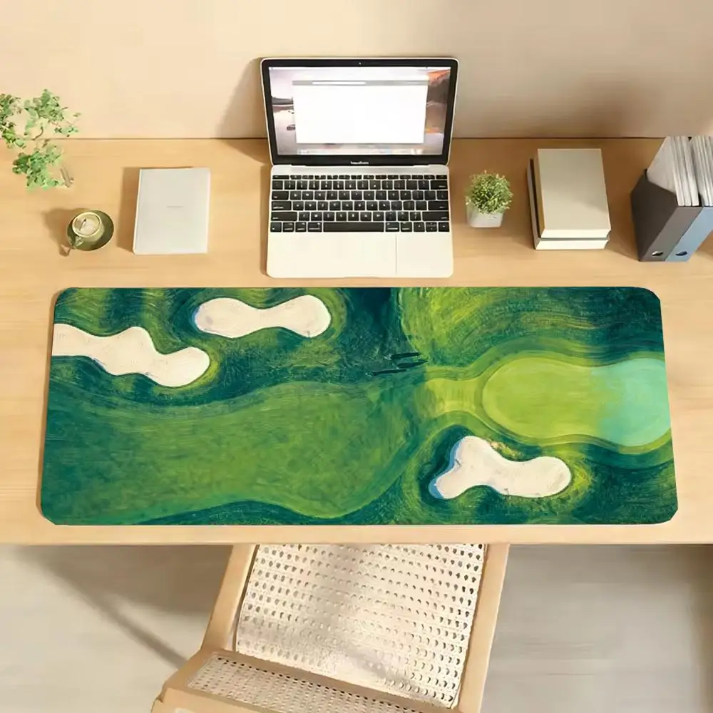 Minimalist Abstract Liquid Swirl Color Art Print Large Gaming Mouse Pad, Non-Slip Rubber  xxl rubber keyboard mouse carpet