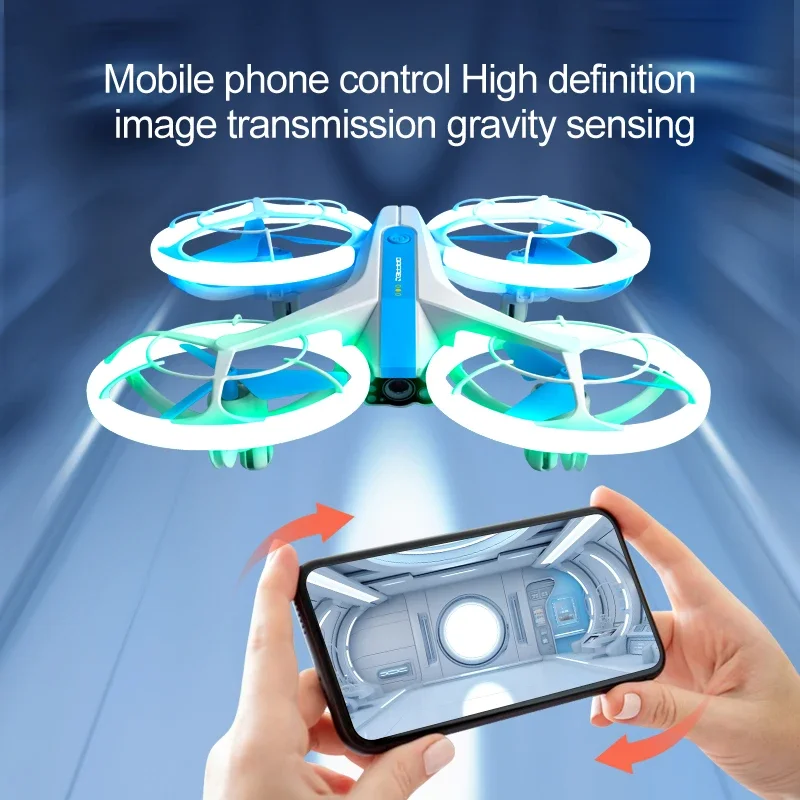 4DRC NEW V33 8K Mini Drone 4K profession HD Wide Angle Camera 360° protection WiFi FPV Drones Height Keep RC Quadcopter Gift Toy