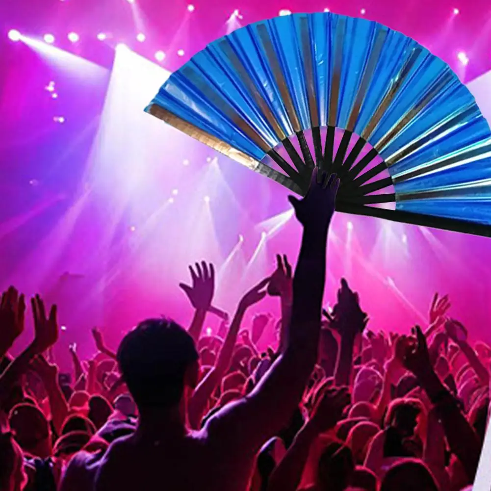 Large Rave Folding Hand Clacking Fan Foldable Big Chinese Tai Chi Kung Fu Popping Fans For Line Dancing Fan ﻿