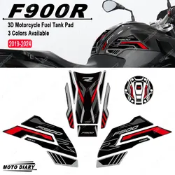 For F900R F 900 R f900 r 2019-2024 2023 Motorrad 3D Fuel Tank Pad Sticker Set Gas Oil Protection Decals Waterproof