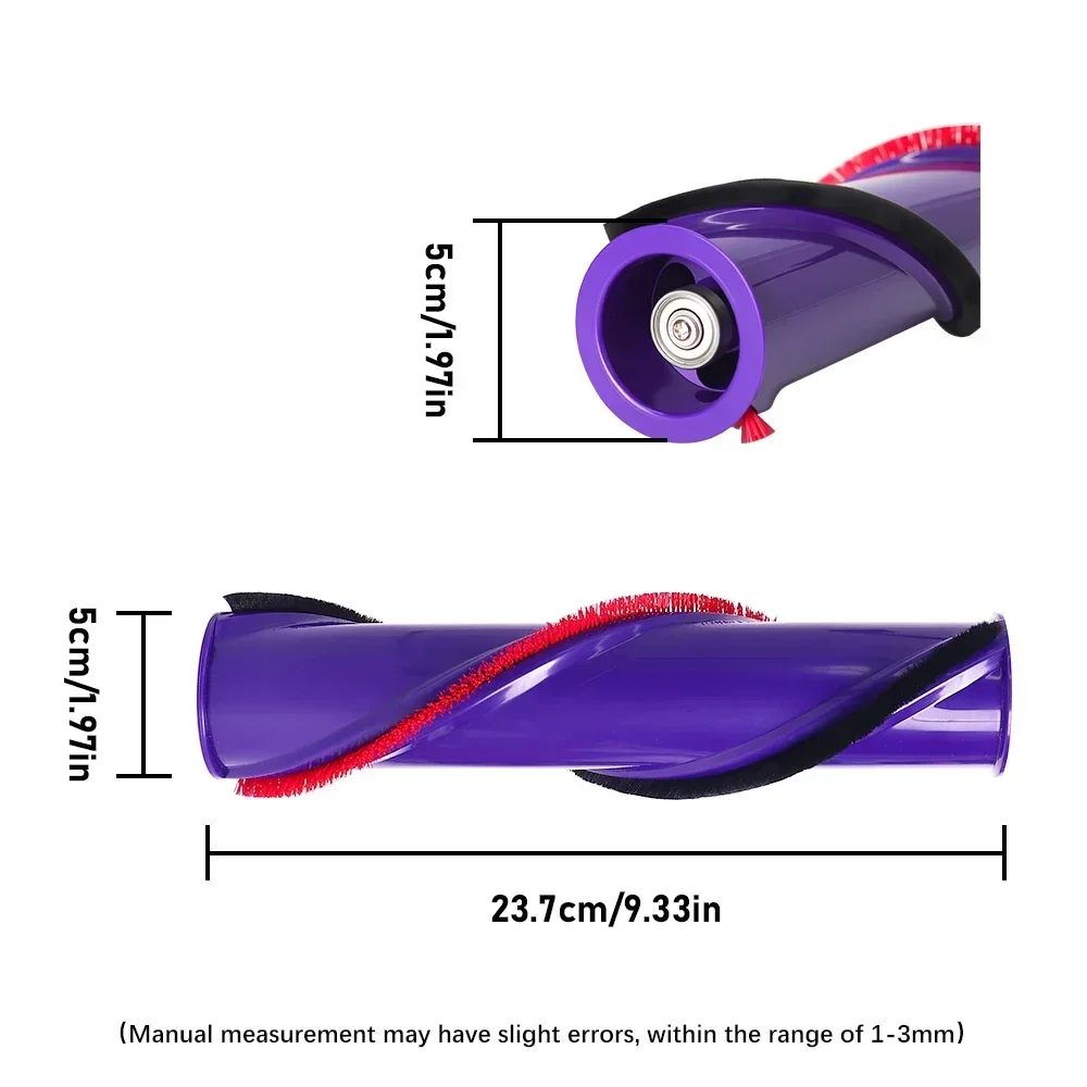 Rouleau de brosse, pièce de rechange pour aspirateur Dyson V10, Compatible avec rouleau de brosse sans fil, Kit de remplacement de rouleau de barre de brosse