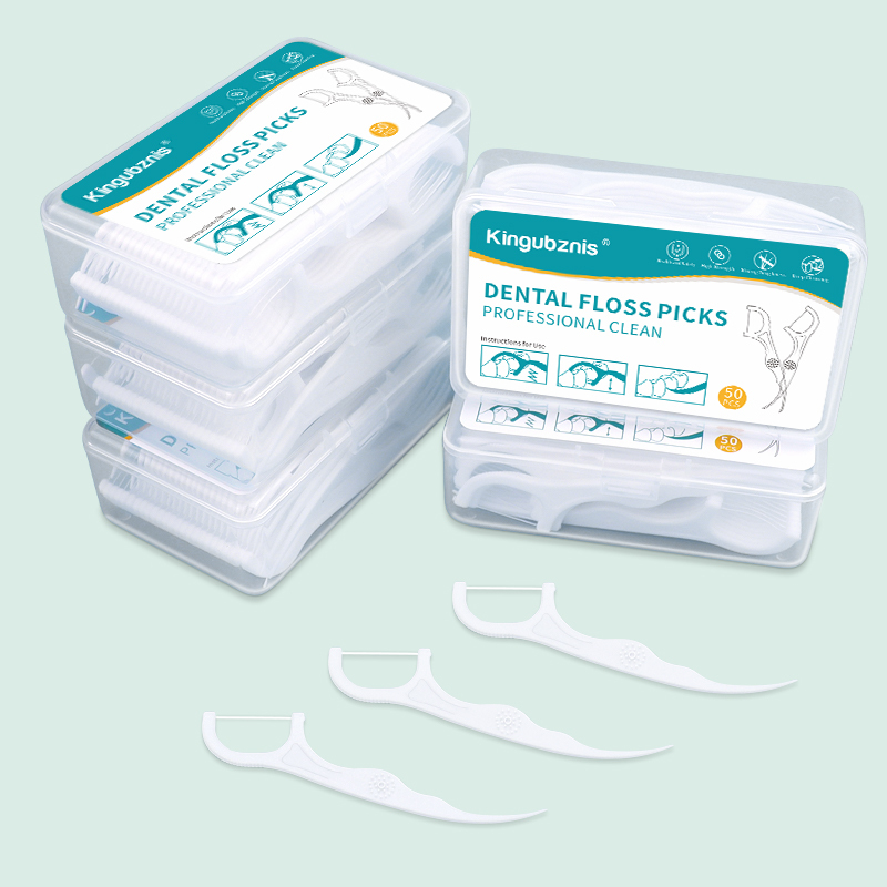  1/3/6 Box Portable Disposable Dental Floss Plastic Toothpick High-tension Dental Floss Stick Dental Floss Box ﻿Oral Care 