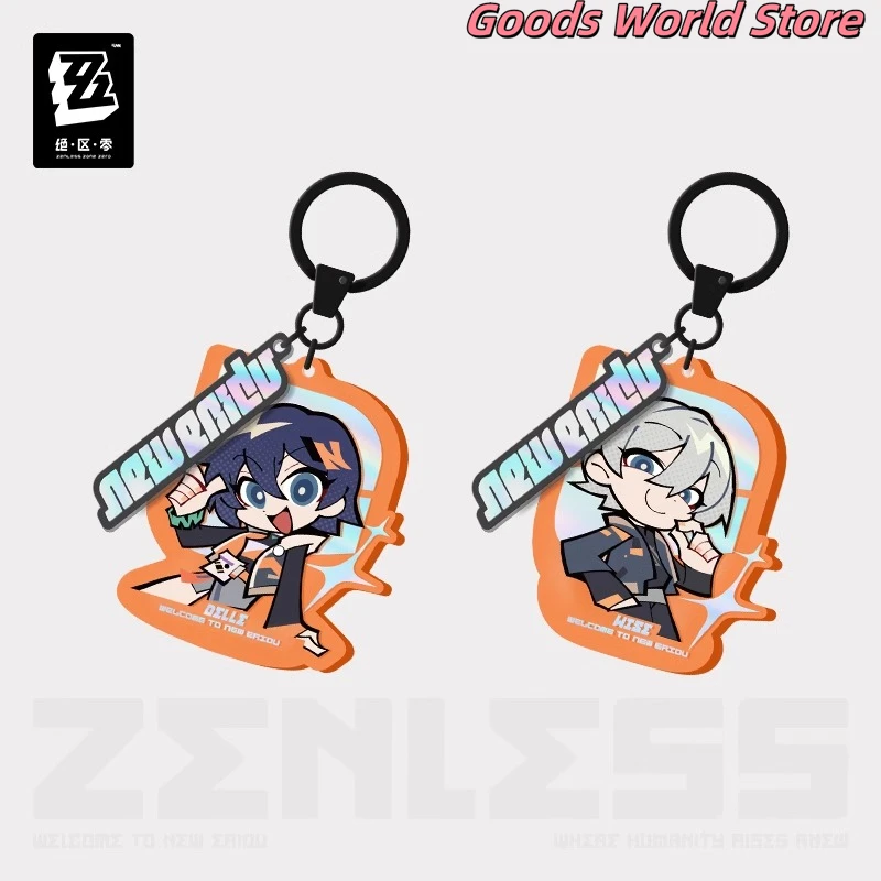 الأصلي Mihoyo ZZZ Zenless منطقة صفر الشكل جين حسناء الحكيمة تشو يوان Qingyi Seth Lowell المفاتيح الاكريليك قلادة هدية عيد ميلاد