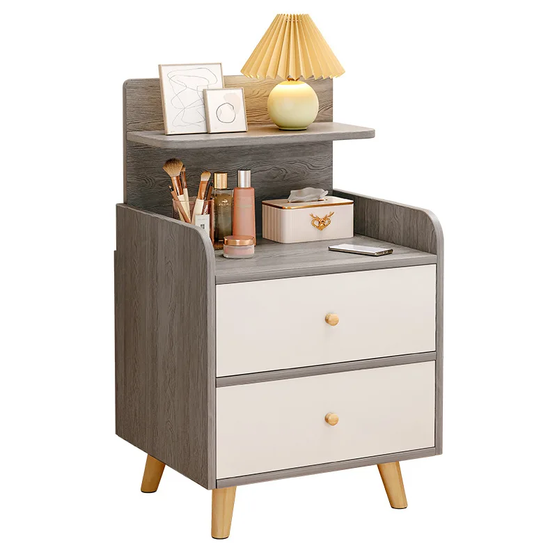 

Bedside table Small simple modern rental room bedside locker household bedroom bedside rack