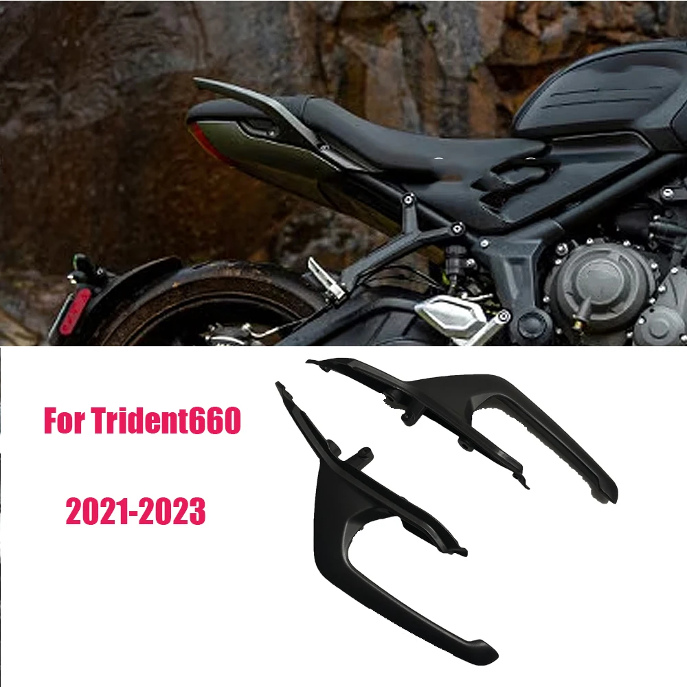 

Motorcycle Tail Armrest Rear Passenger Handle Aluminum Handrail Tail Bracket For TRIDENT Trident 660 TRIDENT660 Trident660 2021-