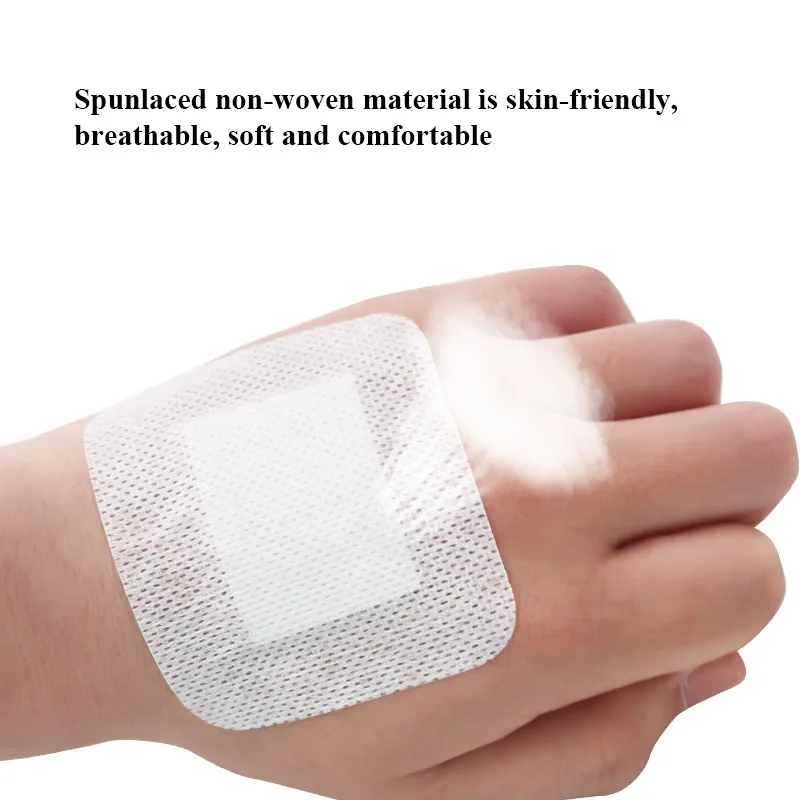 40Pcs Medical Wound Dressing Adhesive Trauma Postoperative Wound Hemostasis Patch Caesarean Section Large Size Band Aid Sticker