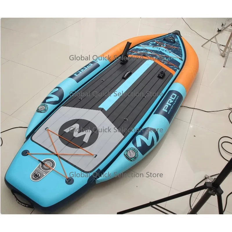 Free Sh-ipping Fishing Paddle Board OEM/ODM 335*120cm Wide 2 Person Kayak Inflatable Stand up Kayak China Fishing Canoe Kayak