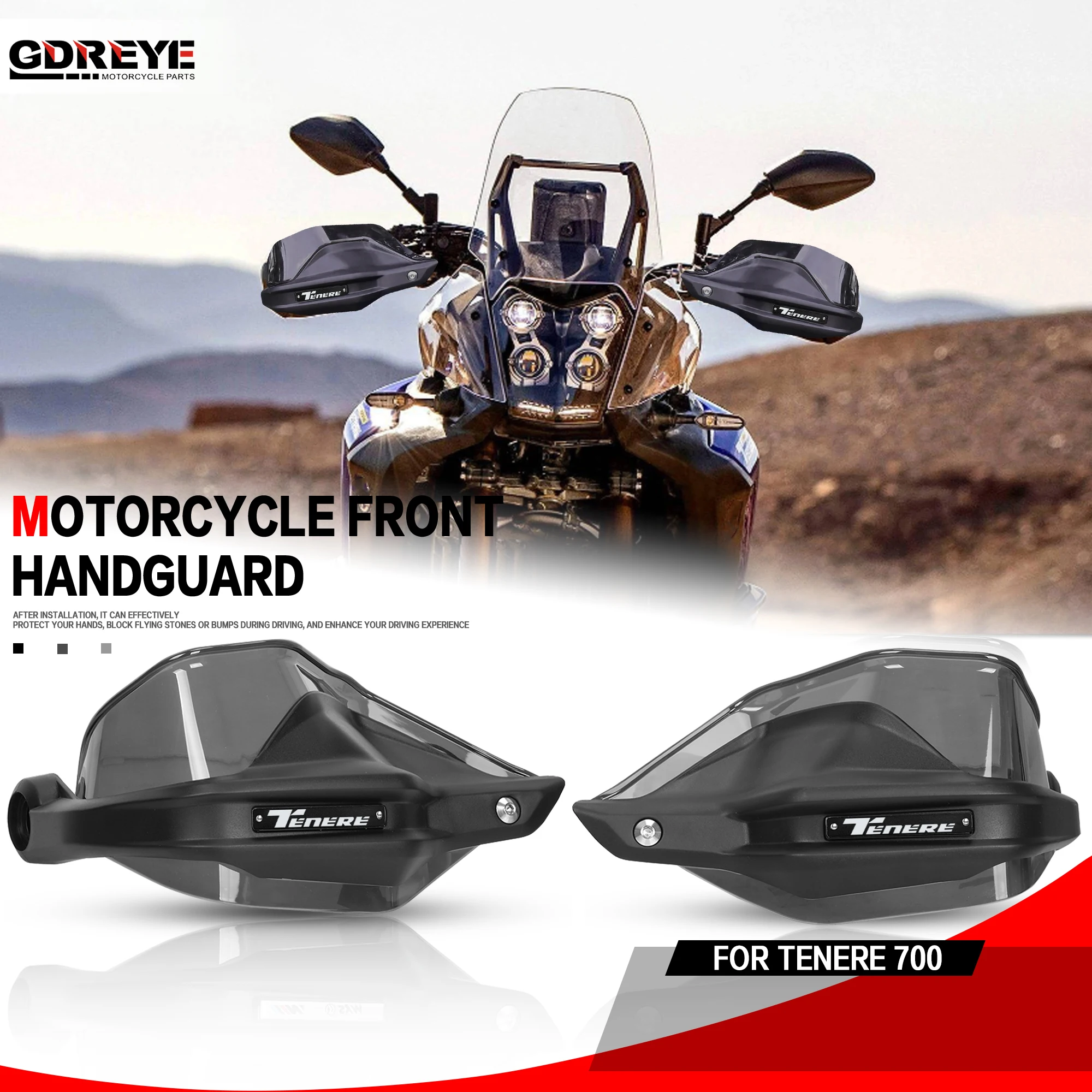 For YAMAHA TENERE 700 XTZ700/Rally T7 Motorcycle TENERE 700 Handguards Guards Windshield Protective Cover Lever Protector