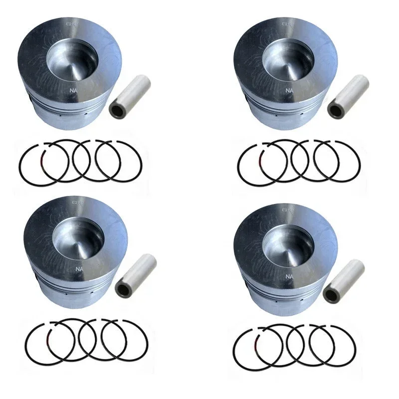 

New 4 Sets Piston 6204-31-2190 C6204312190 E2190 C6205312190 6205-31-2190 for Excavator Engine 4D95 B3.3