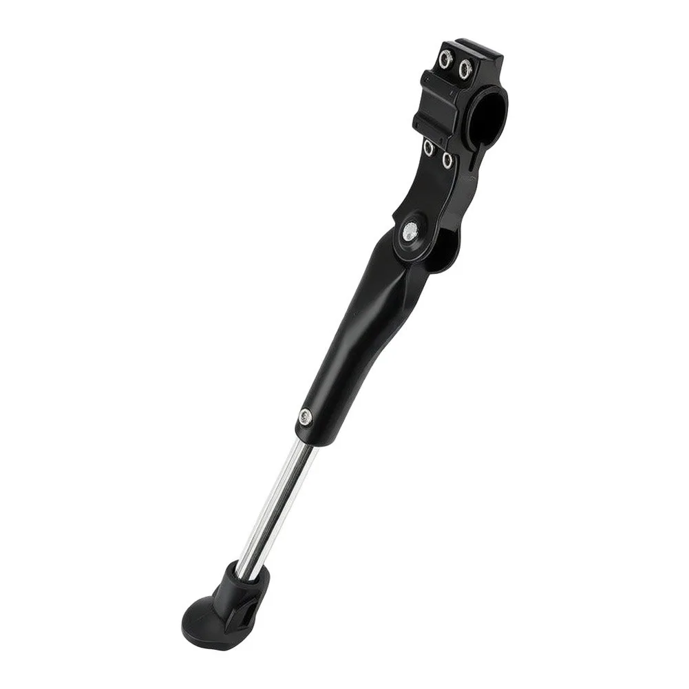 Adjustable Bike Stand Aluminum Single Leg for 24 26 27.5 Inch Bikes Spray Painted Finish Internal Alloy Frame Anti Slip Bottom