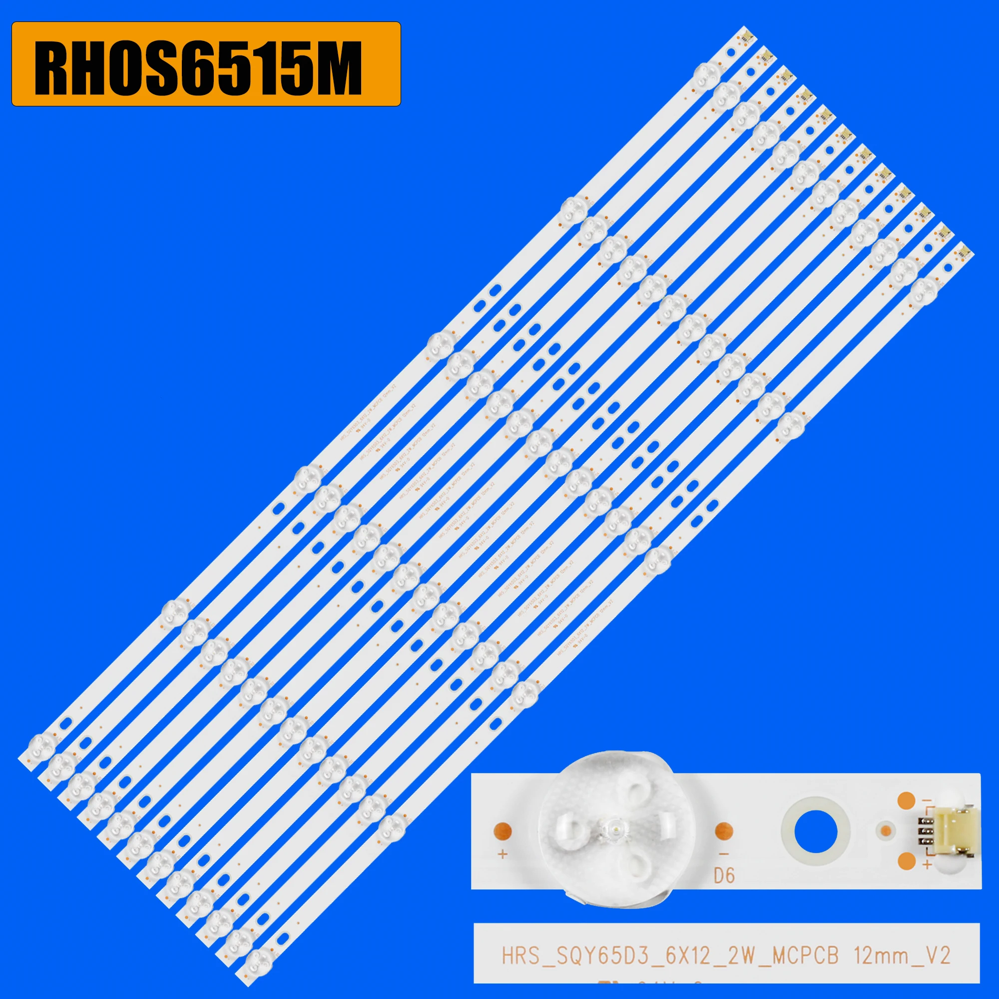 

LED Backlight strip for 6530 65"ULTRA HD LED RTU6549-C RNSMU6536 RNSMU6540 RHOS6515M RWOSU6549-B RTU6550 65LUA19S 65LUA79M