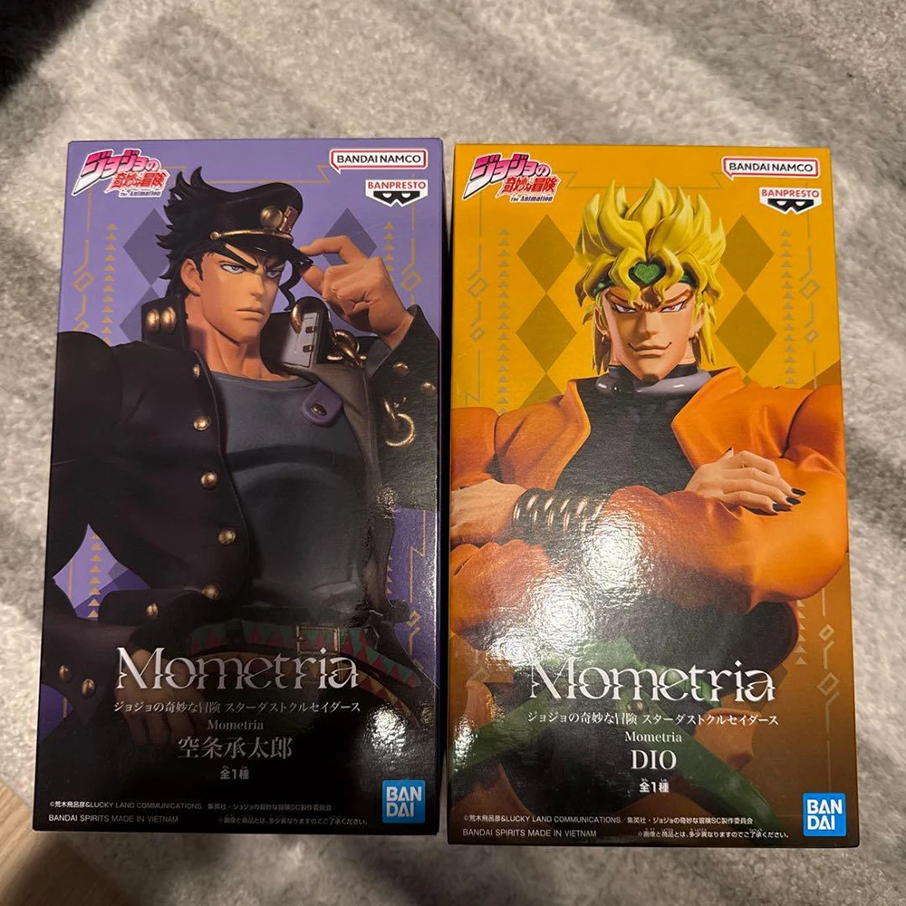 BANPRESTO JoJo's Bizarre Adventure Battle Tide Mometria DIO Jotaro Kujo 22CM figura de Anime figura de acción en caja modelo de juguete para niños