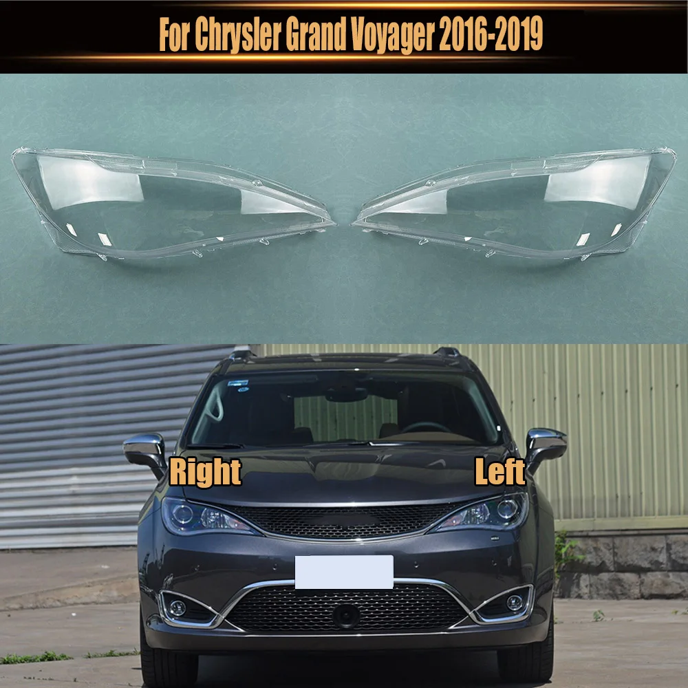 

Крышка передней фары для Chrysler Grand Voyager 2016-2019, корпус фары, прозрачный абажур из оргстекла