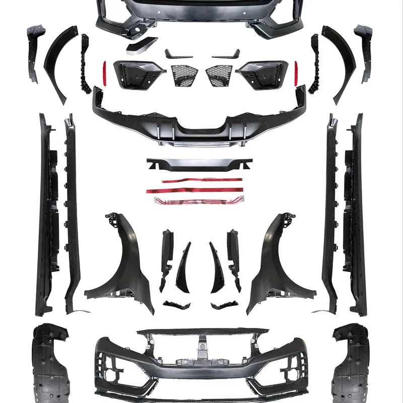 

Upgrade to CIVIC FK8 Wide Body Kit for 2016-2020 Hatchback