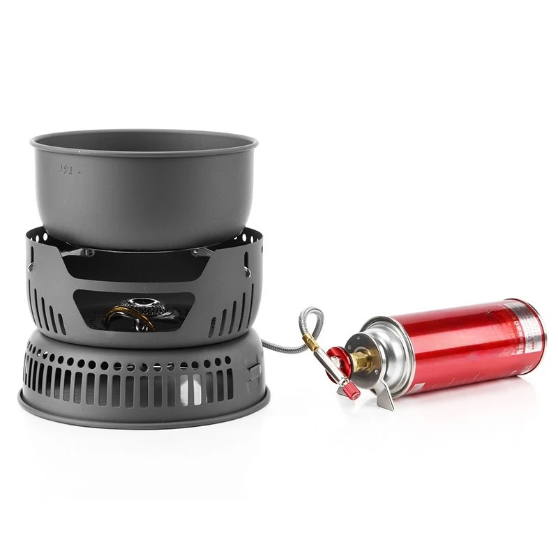 Mountaineering and Camping Picnic Gas Stove, Outdoor Portable Barbecue Stove, Hot Pot Boiler