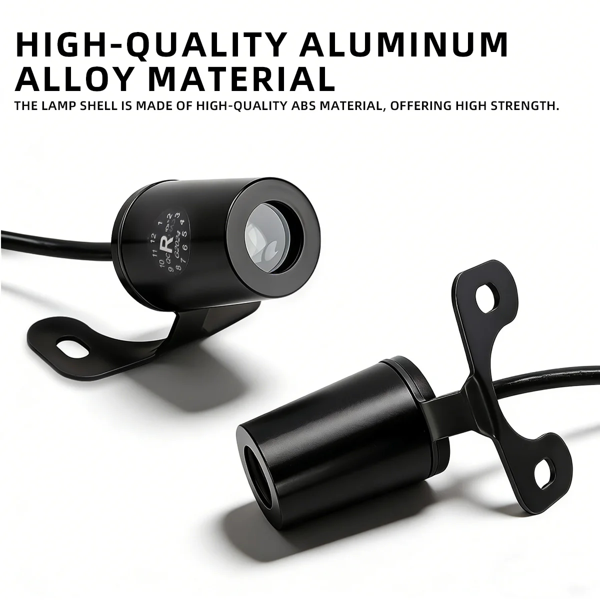 1 Set Angel Wing LED Projection Light For Car Motorcycle Underbody Angel Wings Welcome Light Exterior Atomosphere Light