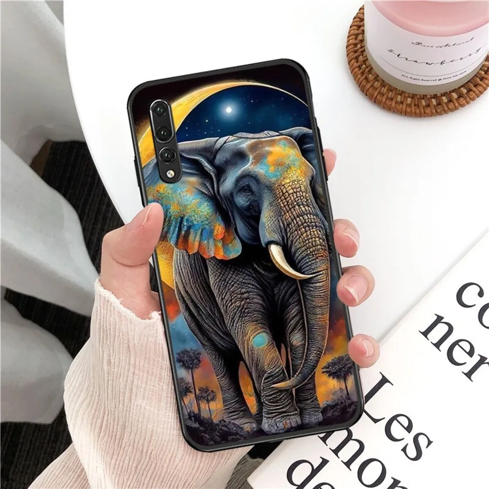 Elephant Phone Case For Huawei P 8 9 10 20 30 40 50 Pro Lite Psmart Honor 10 lite 70 Mate 20lite