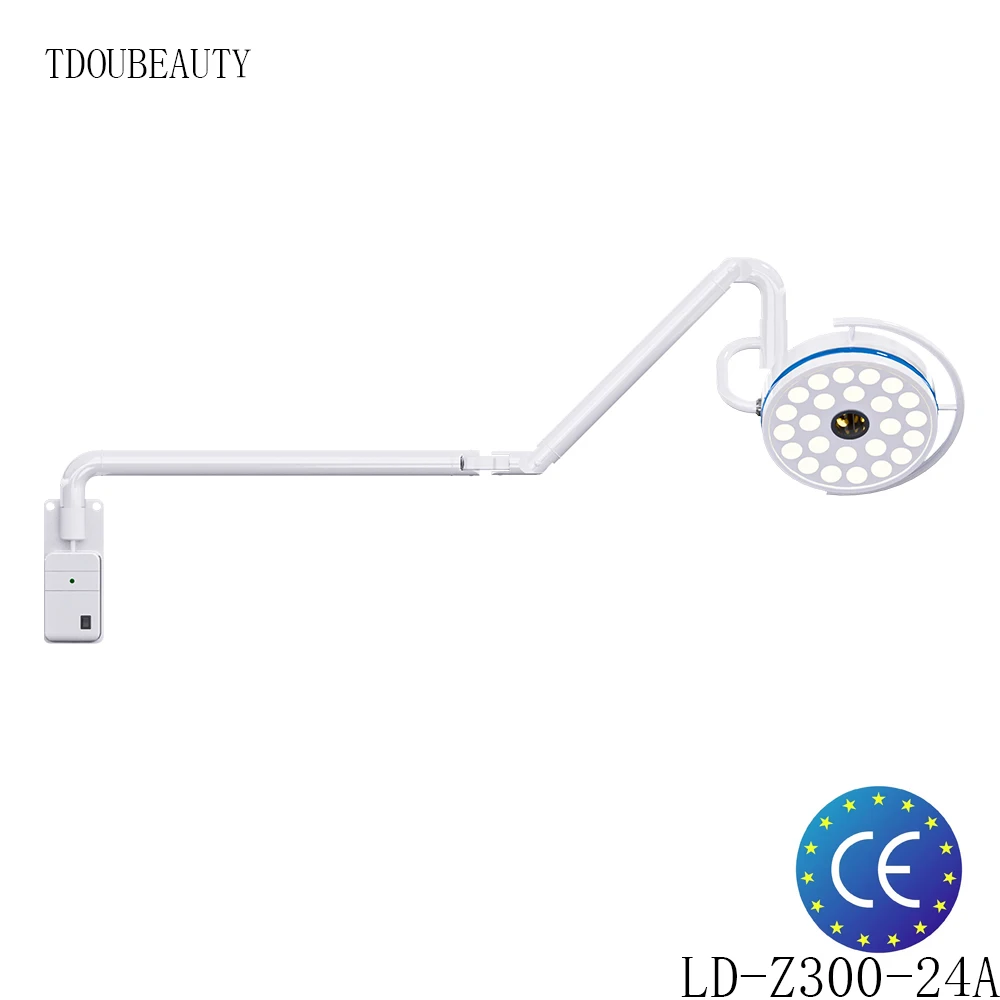 TDOUBEAUTY 72W LED Cold Light Wall-Mounted Dental Surgical Shadowless Lamp Tattoo Pet Surgery Light 90V-230V